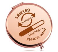 Baipilu Lawyer Gifts for Women Compact Mirror Law Student Gift Law School Graduation Gifts Future Lawyer Gift Christmas Birthday Presents for Best Friend Sister Daughter Niece Folding Makeup Mirror