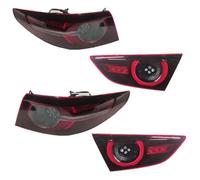 Baiqimv Car Tail Light For Mazda 3 Sedan 2019 2020 2021 Left Right Car Rear Tail Light Warning Brake Stop Light Turn Signal Lamp(1 set)
