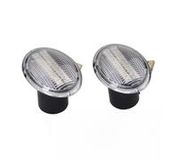Baiqimv Side Marker Light 2pcs Dynamic Amber Flashing Turn Signal Light Side Marker Fender Light Lamp For Alfa 4C 2013-(18LED Crystal)