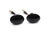 Baiqimv Side Marker Light Dynamic Turn Signal Repeater Sequential Light Flashing Side Marker Lamp Indicator For Abarth 500 595 2007-2019(Dynamic Black)