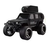 BAIR XS KF32 1:64 Mini RC Car with HD Camera, WiFi App Control, LED Lights, 2.4G Remote Control, Climbing Alloy Video Car, 15 Minutes Battery Life (Black)