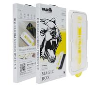 BAIR XS Magic Box HD Clear Screen Protector, Tempered Glass, Anti-Static, Scratch Resistant, 3 Easy Step Installation (1, Clear, iPhone 16 Pro Max)
