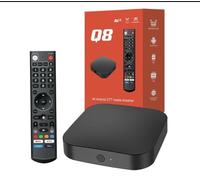 BAIR XS Q8 4K Android OTT Media Streamer, 4GB DDR3 RAM + 32GB, Android 11, Google Voice Assistant, 2.4G/5G WiFi, HDMI 2.1