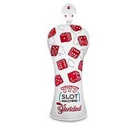 BAIRBRE Golf Club Covers Lucky 777 Blade Putter Headcover Golf Driver Covers Fairway Wood Headcover Hybrid Head Cover Blade Putter Cover Leather 3 Wood Headcovers Golf Headcovers for All Brand