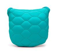 BAIRBRE Golf Putter Covers,Mallet Putter Cover Mallet Putter Haedcovers Leather Golf Club Covers Putter Headcover Magic Tape Closure for Scotty Cameron Taylormade Titleist Odyssey (Blue)