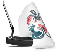 BAIRBRE Golf Putter Covers Mallet Putter Headcover Blade Putter Cover Golf Club Covers with with Magnetic for Most Brand (Blade Putter/White)