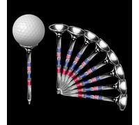 BAIRBRE Golf Tees, Golf Tees 3 1/4'' Unbreakable Transparent Acrylic 50pcs