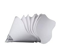 BAIRU 50/100pcs Disposable Funnel Paper, White Thicken Filter Photocuring Resin,3D Printer Accessories