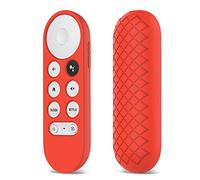 BAIRU Silicone Case for Chrome-cast TV 2020 Voice Remote Control, Anti Slip Protective Cover Sleeve Skin