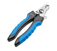BAIRUI Dog Nail Clippers and Heavy Duty Nail Clipper for Large Dogs,Professional Nail Trimmer for Dogs/Cats,Pet-Nail Trimmer with Safety Guard to Avoid Over-Cutting Nails Free Nail File (Blue)