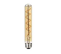 BAISHICHENG 1 Packs 225mm T30 Long Tube LED Bulb Edison Retro Vintage Decorative Tube Light Bulbs E27 4W(Replace 40W Halogen Bulb) T225 Filament LED Screw Bulbs Warm White 2700K AC220-240V