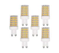 BAISHICHENG 6Packs G9 LED Light Bulb 10W(Replacement of G9 100W Halogen Lamp) Ceramic Base Non-Dimmable 3000K Warm White 1000LM Household Lighting with 360° Beam Angle