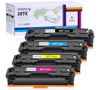 BAISINE 207X Toner Cartridges With Chip Replacement for HP 207X 207A Toner for HP Color Laserjet Pro MFP M283fdw M255dw M282nw M283fdn M255nw