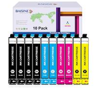 BAISINE 405XL Ink Cartridges Compatible for Epson 405 Ink Cartridge | Compatible for Epson Workforce Pro WF-4820DWF WF-4830DTWF WF-3820DWF WF-7310DTW WF-7830DTWF WF-7840DTWF (10 Pack)