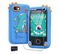 BAISIQI Kids Smart Phone for Boys Ages 3-8, Dinosaur Phones Toys with Dual Camera, Toddler Touchscreen Phone Educational Toys for Kids, Christmas Birthday Gifts for 3 4 5 6 7 8 9 10 Year Old Boys