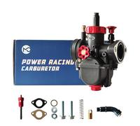 BAISUYA Flange Racing Carb PE24mm Carburetor Fit 140cc 150cc Flange Motorcycle Engine with Choke Fuel Filter For Dirt Pit Bike Mini Bike Motocross (PE24mmFL)