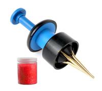 Bait Bands, Pellet Bander Tool for Portable Bait Bands Fishing Accessories Set, Fishing Tackle Pellet Clip with 1000 Rubber Bands for Outdoor Use