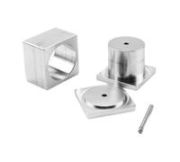 Bait Block Molder Bait Press Tool DIY Manual Aluminum Portable Easy to Carry Suitable for C Preparation, Round