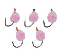 Bait Box Containing 5 Milk For Egg Flies Essential Gear for Targeted Freshwater Fishing (Pink)