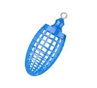 Bait Cage for Fishing, Large Capacity, Lightweight, Even Atomisation, Fish Bait Feeder Basket Holder, for Sea, River, Lake, Reservoir, Shrimp, Fish Meat Pieces, Black Sea Ash