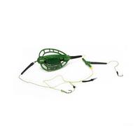 Bait Cage Rig with Feeder Weight and Hook for Precise Carp Bait Placement Using Standard Fishing Gear