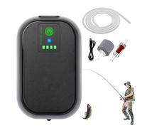 Bait Fish Aerator - 200g Outdoor Air Pump, Oxygenator Tool, Silent Power Bubbler, Mobile Water System | Durable Fishing Bucket Component For Live Catch Transport And Home Aquarium Ventilation