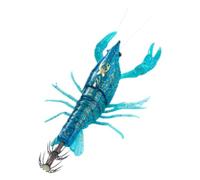 Bait for | Artificial Glowing Shrimp Swim Mesh - Realistic Sinking Squid Lures | For Freshwater Saltwater Lake River Boat Shrimp Kayak Trout Perch Catfish Fishers Anglers