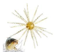 Bait for Bass Fishing, Sea Urchin Bait for Saltwater | Artificial Sea Urchin Lures Ideal for Beginners in River, Bank, Catfish and Trout