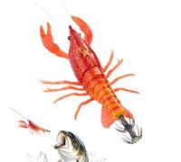 Bait for Fish | Artificial Lure Shrimp Luminous Swimmer | Pre-Mounted Squid Lures with Hooks for Fishermen River Lake Boat Trout Perch Carp Salmon Freshwater Saltwater