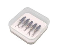Bait for Fly Fishing, 5 Pieces Effective and Realistic Fishing Lures Set with Various Fly Baits in the Assortment, for River, Lake, Pond, Camping and Backpacking Tours