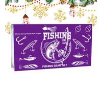 Bait for Perch - Christmas Swimming Bait - Saltwater Soft Bait Set for Saltwater Lakes Rivers Boats Shore Kayaks Trout Bass Catfish Carp Salmon Angler