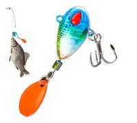 Bait for R - Rotating Lure - Vibrant Lure Sports Accessory for Perch and Trout Enthusiasts Night Boat Camping River Sea Freshwater Shore Streams
