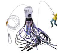 Bait for trolling - deep sea diver troll bait with octopus design, realistic swimming bait for freshwater fish, night fishing, kayaking, ice fishing