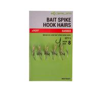 Bait point hook with barbed hairs Korum (x5) Green 12