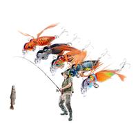 Bait - Reinforced Jig, Swivel Attractor, Salt Plug | Durable Set High Strength Captures, Selection Trout, Pike, Perch, Difficult Water