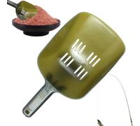 Bait Shovel, Fishing Casting Shovel Baits Throwing Spoons, Non-Slip Grip Long Handle Scoop for Anglers, Tilapia, Beginners, Kayak, Boat, Beach, Camping, Outdoor Shoreline, Saltwater