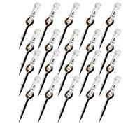 Bait Spike Carp Fishing Hook Sting Pin with Barbs Rubber Corn Ronnie Hair Rig Carp Fishing Hook Carp Fishing Bait Spike Carp Fishing Accessories 20pcs