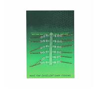 Bait Spike Fishing Bait Sting Pin with Silicone Ring Sharp Barbed Hook for Securely Holding Bait Outdoor Fishing Accessories 12pcs (15mm)
