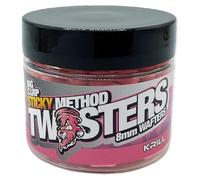 Bait-Tech Sticky Method Twisters 8mm Krill Flavoured Wafters for Fishing & Angling
