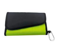Bait Ties | Fishing Bait Bag Holder Wraps | Fishing Tools Carry Bag, Power Binder with Clear Pockets for Fresh Water, Fluorescent green, see description, See description