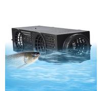 Bait Traps for Fishing - Reinforced Nylon Mesh Netting, Spring Internal Frame, Double Sided Funnel Entrance, Heavy Duty Locking Drawstring | Marine Estuary River Catching Equipment F