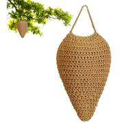 Bait Washing Nest | Bee Nest Bait | Wasp Protector for Outdoor Areas | Weather Resistant Bait False Wasp Nests | Artificial Beehnung Hive Crochet Decoration for Garden Picnic Outdoor Outdoor
