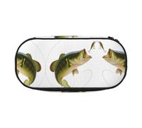 Bait with Fishing Line Eating Little Fish Fashion Pencil Case-The Necessary Storage Space for Pens, Pencils and Stationery