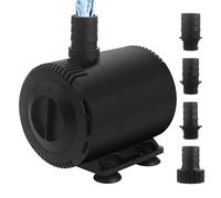 BAITAI Submersible Water Pump, 2000L/H 35W Ultra Quiet Aquarium Water Pump with Flow Control and Dry-Run Protection, Fountain Pump for Fish Tank, Pond, Hydroponics, and Water Features with 4 Nozzles