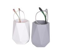 Baitaihem 2 Pack Eyeglasses Holder Stand for Nightstand Office Desk Organizer Mens Women Protective Glasses Holder