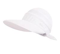 Baitang Sun Hats for Women with UV Protection Wide Brim Sun Hat Visor Summer Beach Outdoor Foldable Womens Cap (UK, Alpha, One Size, White)