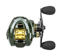 Baitcasting Fishing Reel - Heavy Duty Light Innovation Met | Alloy Milk Bait Reels | Ergonomic Tool with Feder Spinner with Fluid Performance for Beginners Adult