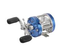 Baitcasting Reel #40 Blue Left Conventional Reel for Catfish 5.2:1 Gear Ratio Beach Casting High Stability Reel Baitcasting Fishing Reel, Round Fishing Assistant Reel for Saltwater/Freshwater