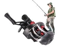 Baitcasting Reel - 7.2:1 Gear Ratio High Speed Fishing Reels | Lightweight Metal Long Cast Spool | Smooth Ball Bearings for Saltwater & Freshwater, Powerful for Bass & Trout Fishing