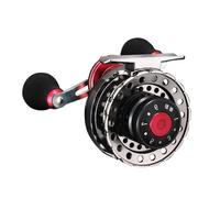 Baitcasting Reel For Boats Rock Fishing Lake River Light Weight Metal Rafts Wheel Slow Drop Fishing Reel